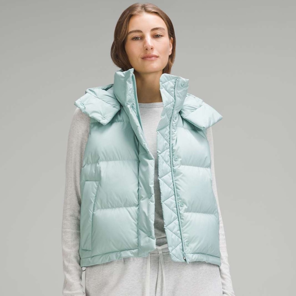 NWT Lululemon Wunder Puff Cropped Vest Size 8